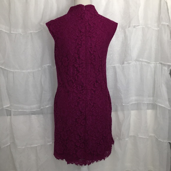 Donna Morgan Lace Shift Dress, sz 6 - Picture 2 of 9